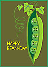 color illustration-graphic of HAPPY BEANS IN A POD - illustration for children's  graphics publication CLICK TO EXPAND GRAPHIC